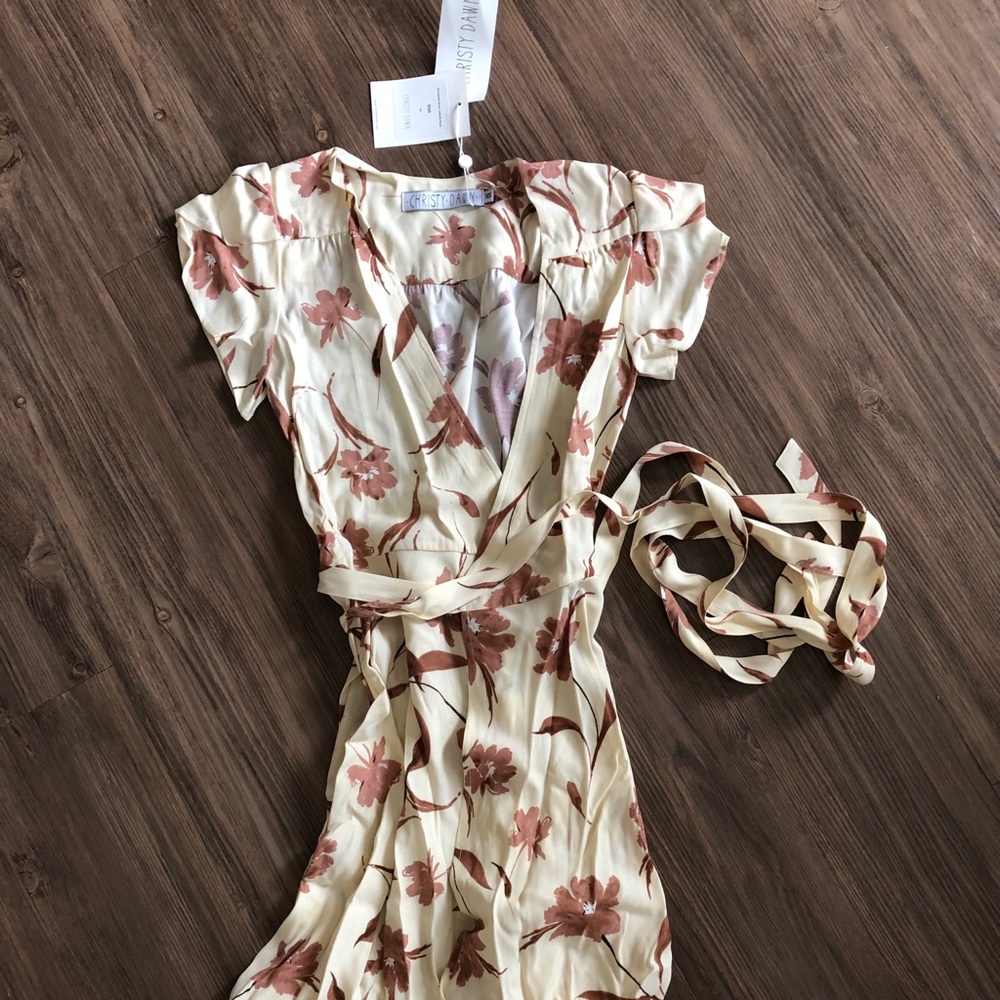 NWT Christy Dawn wrap dress